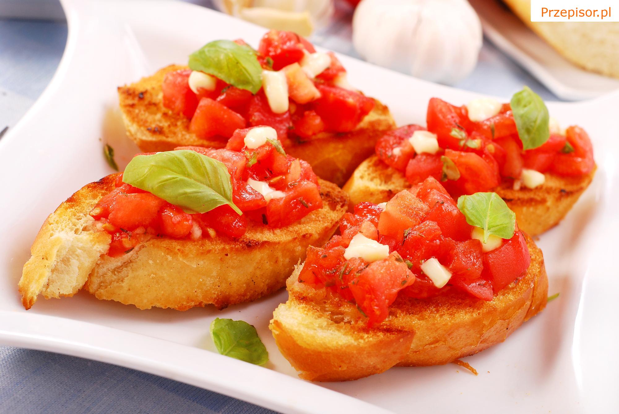 Bruschetta al Pomodoro po polsku