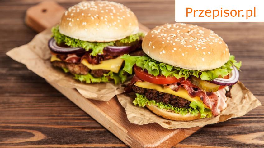 Burgery wołowe z domowym bułką
