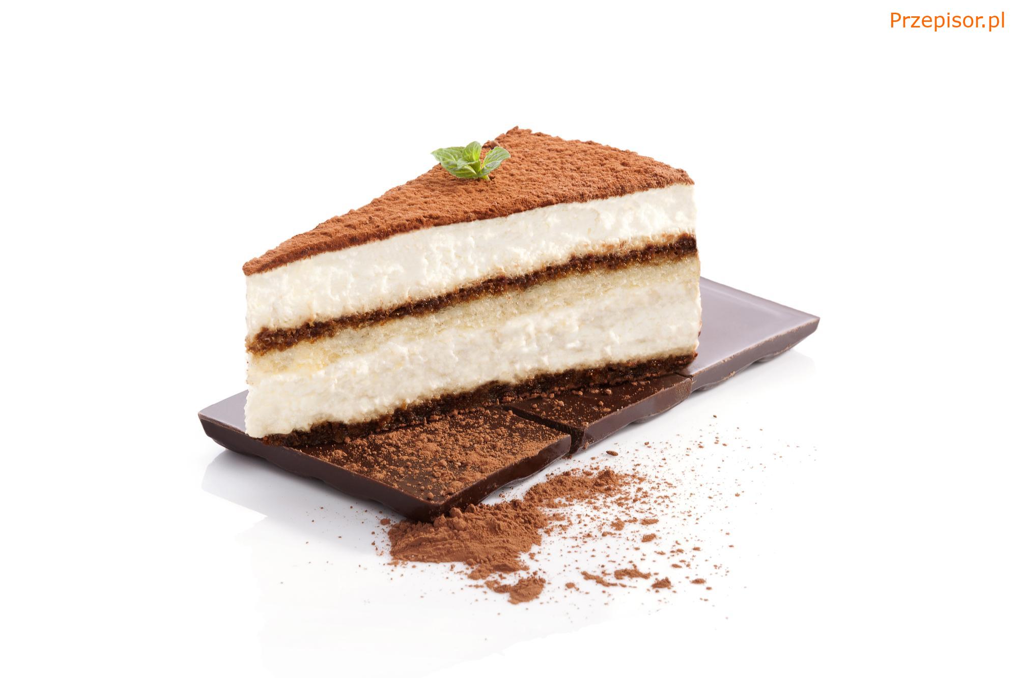 Doskonałe włoskie tiramisu z mascarpone