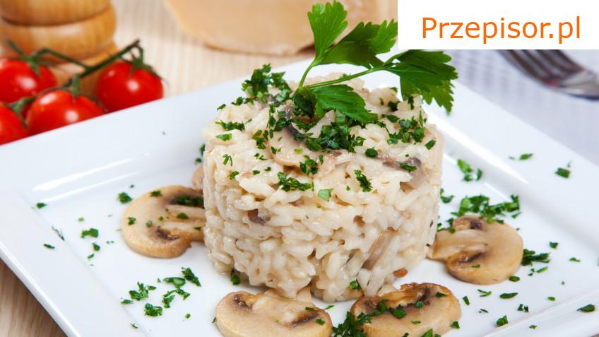 Kurczakowe risotto z grzybami z remoski