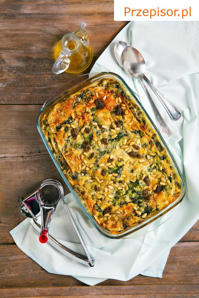 Lasagne ze szpinaku