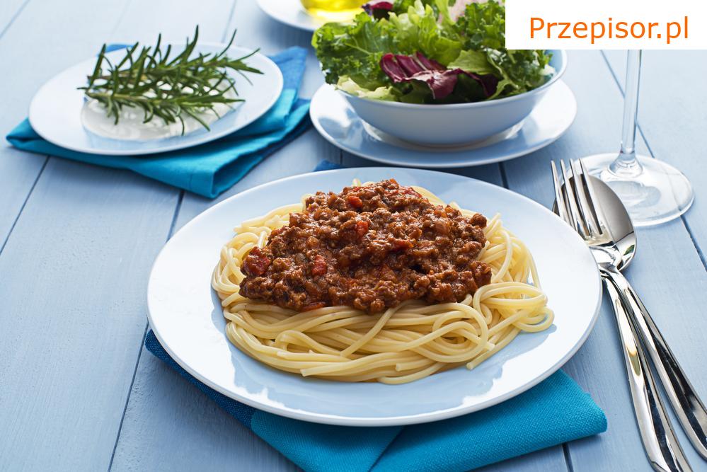 Mielone mięso na spaghetti