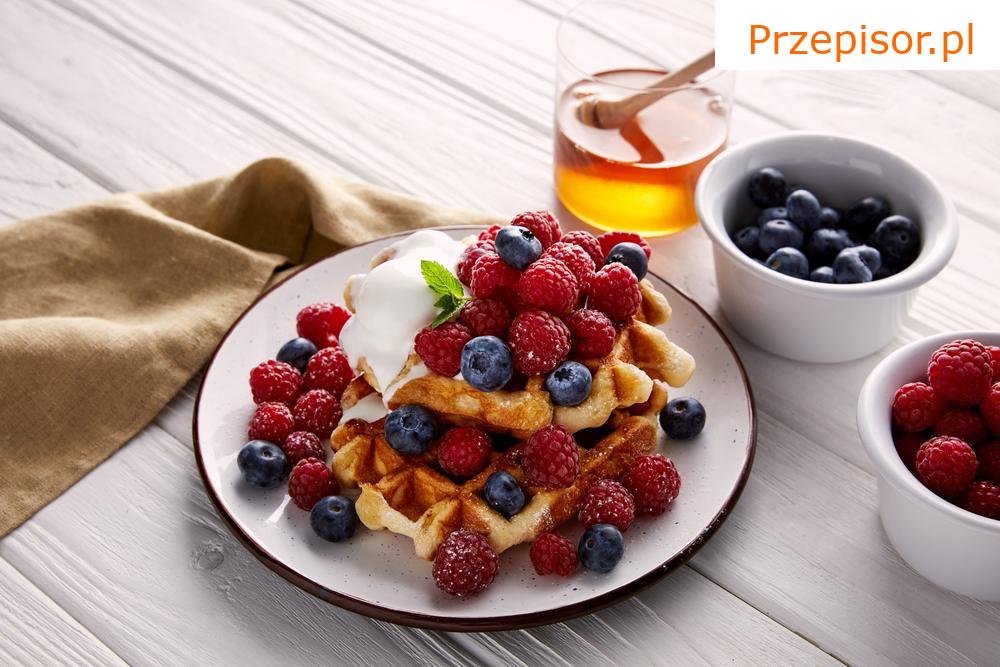 Miodowe wafle