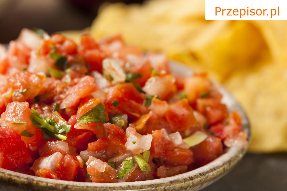 Pico de Gallo - sałatka w kolorze meksykańskiej flagi