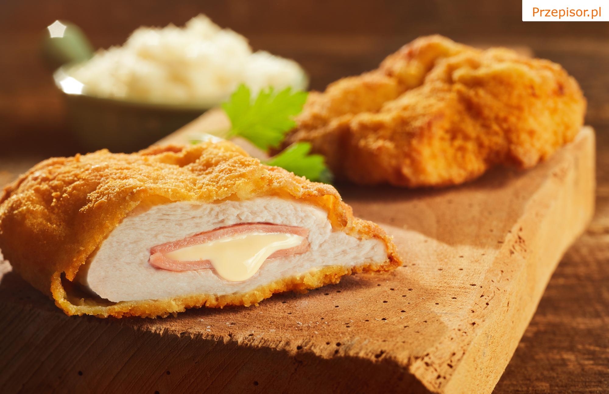 Schabowy nadziewany mozzarellą