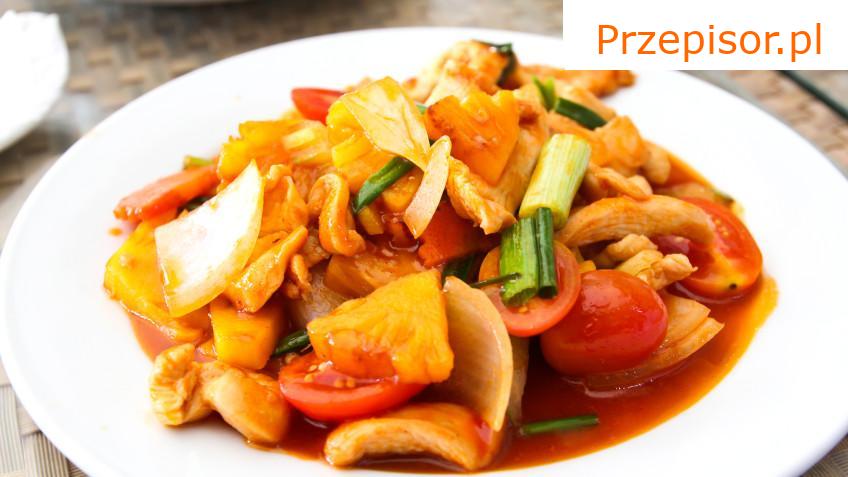 Słodko-kwaśny kurczak