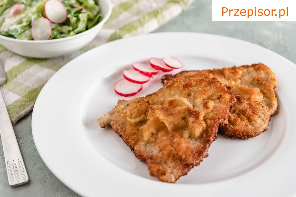 Wieprzowy kotlet z karkówki smażony na ghee
